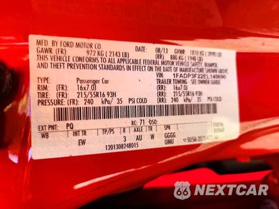Zdjęcie 12 z 12 samochodu: 2014 FORD FOCUS SE VIN:1FADP3F22EL145690 - miniatura