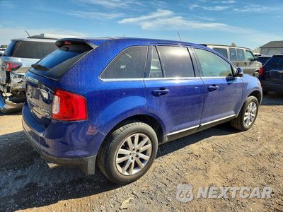 Trzecie zdjęcie samochodu z tyłu: 2014 FORD EDGE LIMITED VIN:2FMDK4KC6EBA57671 - miniatura