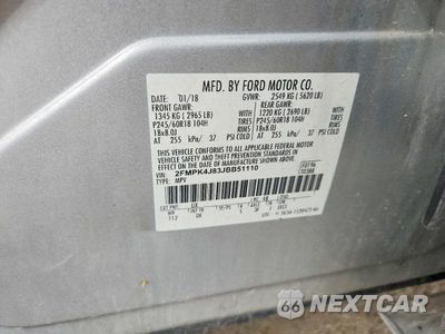 Zdjęcie 13 z 13 samochodu: 2018 FORD EDGE SEL VIN:2FMPK4J83JBB51110 - miniatura