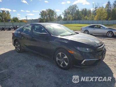 Czwarte zdjęcie samochodu z boku: 2020 HONDA CIVIC LX VIN:19XFC2F67LE215511 - miniatura