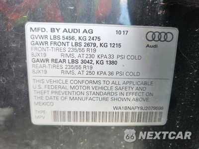 Zdjęcie 13 z 13 samochodu: 2018 AUDI Q5 PREMIUM PLUS VIN:WA1BNAFY9J2079598 - miniatura