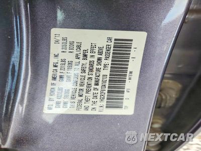 Zdjęcie 12 z 12 samochodu: 2013 HONDA ACCORD EXL VIN:1HGCR2F81DA182109 - miniatura
