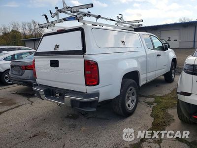 Trzecie zdjęcie samochodu z tyłu: 2021 CHEVROLET COLORADO WORK TRUCK VIN:1GCHSBEA2M1118917 - miniatura