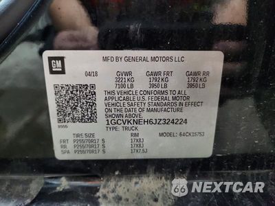 Zdjęcie 12 z 12 samochodu: 2018 CHEVROLET SILVERADO K1500 VIN:1GCVKNEH6JZ324224 - miniatura