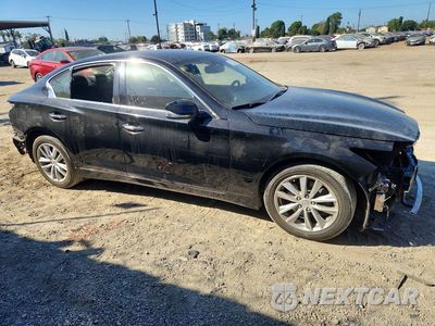 Czwarte zdjęcie samochodu z boku: 2017 INFINITI Q50 2.0T VIN:JN1CV7AP8HM641861 - miniatura