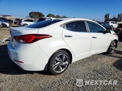 Trzecie zdjęcie samochodu z tyłu: 2014 HYUNDAI ELANTRA LIMITED VIN:5NPDH4AE7EH504938 - miniatura