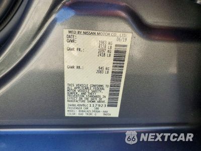 Zdjęcie 13 z 13 samochodu: 2020 NISSAN ALTIMA SV VIN:1N4BL4DV9LC117923 - miniatura