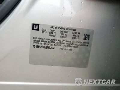 Zdjęcie 12 z 12 samochodu: 2018 BUICK LACROSSE ESSENCE VIN:1G4ZP5SS0JU132552 - miniatura