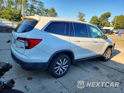 Trzecie zdjęcie samochodu z tyłu: 2019 HONDA PILOT EX VIN:5FNYF6H36KB002195 - miniatura