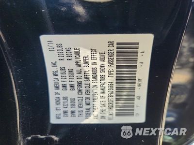 Zdjęcie 12 z 12 samochodu: 2015 HONDA ACCORD EX VIN:1HGCR2F76FA036864 - miniatura