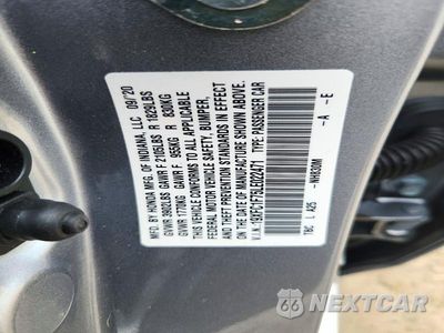 Zdjęcie 12 z 12 samochodu: 2020 HONDA CIVIC EXL VIN:19XFC1F75LE022471 - miniatura