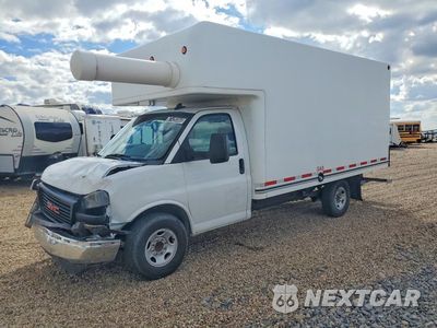 2022 GMC SAVANA CUTAWAY G3500 BOX TRUCK 1GD07SF76N1172221 - główne zdjęcie licytacji z USA - miniatura