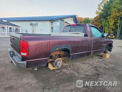 Trzecie zdjęcie samochodu z tyłu: 2004 DODGE RAM 1500 ST VIN:1D7HA16N24J206838 - miniatura