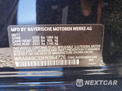 Zdjęcie 13 z 13 samochodu: 2017 BMW 320 I VIN:WBA8A9C33HK864726 - miniatura
