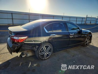 Trzecie zdjęcie samochodu z tyłu: 2017 HONDA ACCORD SPORT VIN:1HGCR2F58HA306405 - miniatura