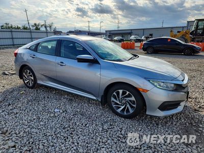 Czwarte zdjęcie samochodu z boku: 2017 HONDA CIVIC EX VIN:19XFC2F75HE052485 - miniatura