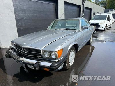 Drugie zdjęcie samochodu z przodu: 1987 MERCEDES-BENZ 560 SL VIN:WDBBA48D9HA061016 - miniatura