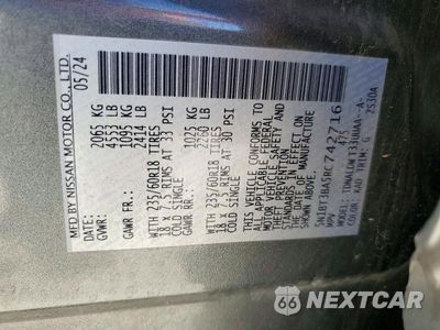 Zdjęcie 14 z 14 samochodu: 2024 NISSAN ROGUE SV VIN:5N1BT3BA5RC742716 - miniatura
