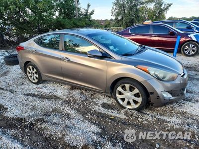 Czwarte zdjęcie samochodu z boku: 2011 HYUNDAI ELANTRA LIMITED VIN:5NPDH4AE5BH051429 - miniatura