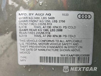 Zdjęcie 13 z 13 samochodu: 2024 AUDI Q5 PREMIUM PLUS 45 VIN:WA1EAAFY8R2030588 - miniatura