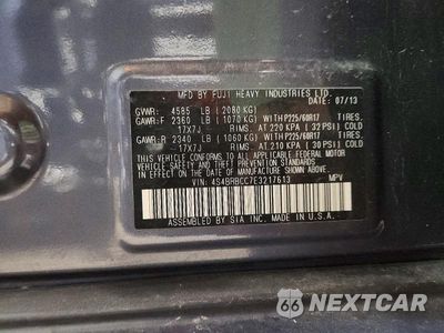 Zdjęcie 13 z 13 samochodu: 2014 SUBARU OUTBACK 2.5I PREMIUM VIN:4S4BRBCC7E3217613 - miniatura