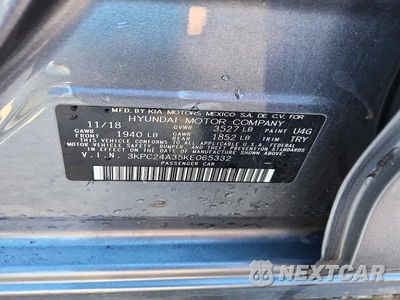 Zdjęcie 12 z 12 samochodu: 2019 HYUNDAI ACCENT SE VIN:3KPC24A35KE065332 - miniatura