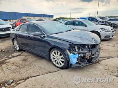 Czwarte zdjęcie samochodu z boku: 2015 LINCOLN MKZ HYBRID VIN:3LN6L2LU6FR604409 - miniatura