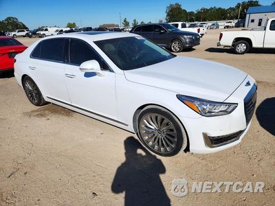 Czwarte zdjęcie samochodu z boku: 2018 GENESIS G90 ULTIMATE VIN:KMHG54JH5JU039670 - miniatura