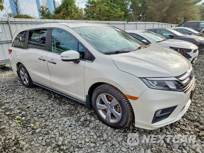 Czwarte zdjęcie samochodu z boku: 2019 HONDA ODYSSEY EXL VIN:5FNRL6H75KB019778 - miniatura