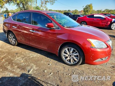 Czwarte zdjęcie samochodu z boku: 2015 NISSAN SENTRA SL VIN:3N1AB7AP2FY301485 - miniatura