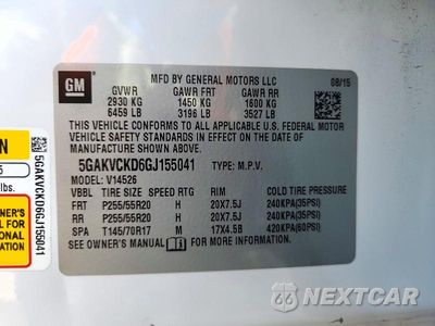 Zdjęcie 14 z 14 samochodu: 2016 BUICK ENCLAVE VIN:5GAKVCKD6GJ155041 - miniatura