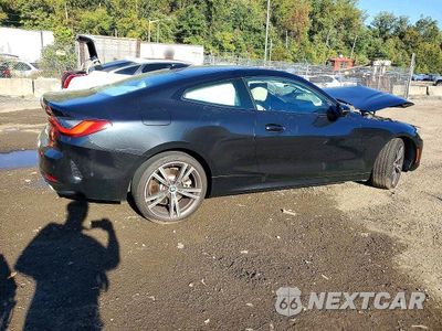 Trzecie zdjęcie samochodu z tyłu: 2021 BMW 430XI VIN:WBA73AP07MCG23329 - miniatura