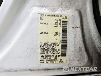 Zdjęcie 12 z 12 samochodu: 2016 NISSAN ALTIMA 2.5 S VIN:1N4AL3AP7GC285819 - miniatura