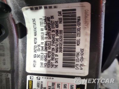Zdjęcie 12 z 12 samochodu: 2006 TOYOTA COROLLA LE VIN:1NXBR32E16Z681999 - miniatura