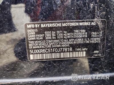 Zdjęcie 13 z 13 samochodu: 2015 BMW X5 XDRIVE50I VIN:5UXKR6C51F0J77818 - miniatura