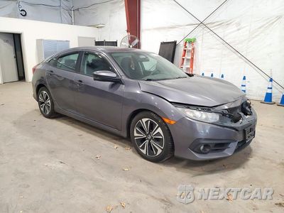 Czwarte zdjęcie samochodu z boku: 2017 HONDA CIVIC EX VIN:19XFC1F32HE214483 - miniatura
