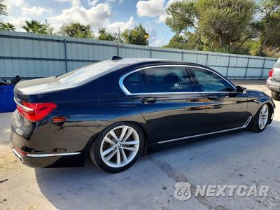 Trzecie zdjęcie samochodu z tyłu: 2016 BMW 750 XI VIN:WBA7F2C53GG418101 - miniatura