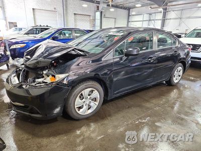 2013 HONDA CIVIC LX 19XFB2F54DE206017 - główne zdjęcie licytacji z USA - miniatura