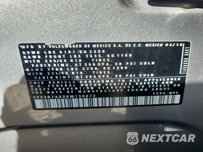 Zdjęcie 13 z 13 samochodu: 2019 VOLKSWAGEN TIGUAN SE VIN:3VV3B7AXXKM130672 - miniatura