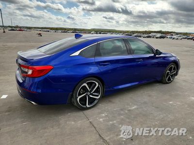 Trzecie zdjęcie samochodu z tyłu: 2020 HONDA ACCORD SPORT VIN:1HGCV1F32LA019185 - miniatura