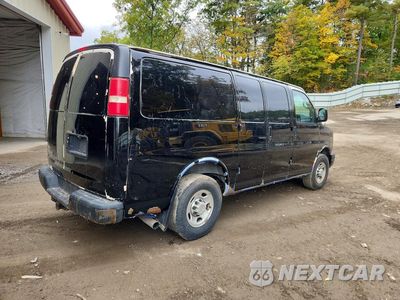 Trzecie zdjęcie samochodu z tyłu: 2014 CHEVROLET EXPRESS 3500 CARGO DELIVERY VAN VIN:1GCZGTCA4E1139753 - miniatura
