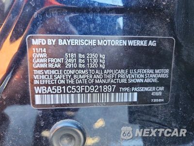 Zdjęcie 12 z 12 samochodu: 2015 BMW 535 I VIN:WBA5B1C53FD921897 - miniatura