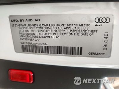 Zdjęcie 12 z 12 samochodu: 2023 AUDI A6 PREMIUM VIN:WAUD3BF21PN055094 - miniatura