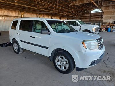 Czwarte zdjęcie samochodu z boku: 2015 HONDA PILOT LX VIN:5FNYF4H25FB038459 - miniatura
