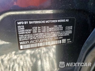 Zdjęcie 13 z 13 samochodu: 2018 BMW X2 XDRIVE28I VIN:WBXYJ5C37JEF76777 - miniatura