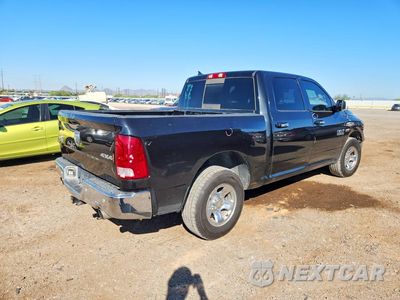 Trzecie zdjęcie samochodu z tyłu: 2018 RAM 1500 SLT VIN:1C6RR7LT4JS343340 - miniatura