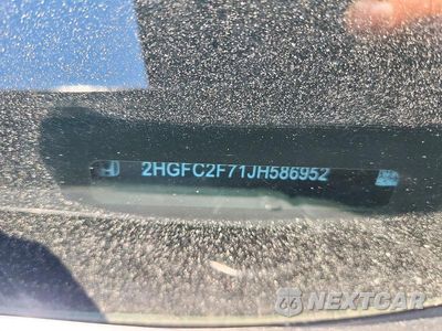 Zdjęcie 12 z 12 samochodu: 2018 HONDA CIVIC EX VIN:2HGFC2F71JH586952 - miniatura