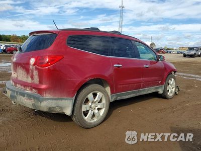 Trzecie zdjęcie samochodu z tyłu: 2012 CHEVROLET TRAVERSE LT VIN:1GNKRGED7CJ174611 - miniatura