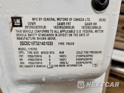 Zdjęcie 12 z 12 samochodu: 2002 CHEVROLET SILVERADO C1500 VIN:2GCEC19T321401033 - miniatura