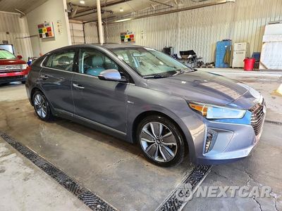Czwarte zdjęcie samochodu z boku: 2017 HYUNDAI IONIQ LIMITED VIN:KMHC85LC4HU039831 - miniatura
